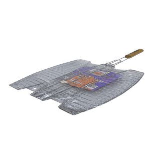 Silver Steel Fish Grill