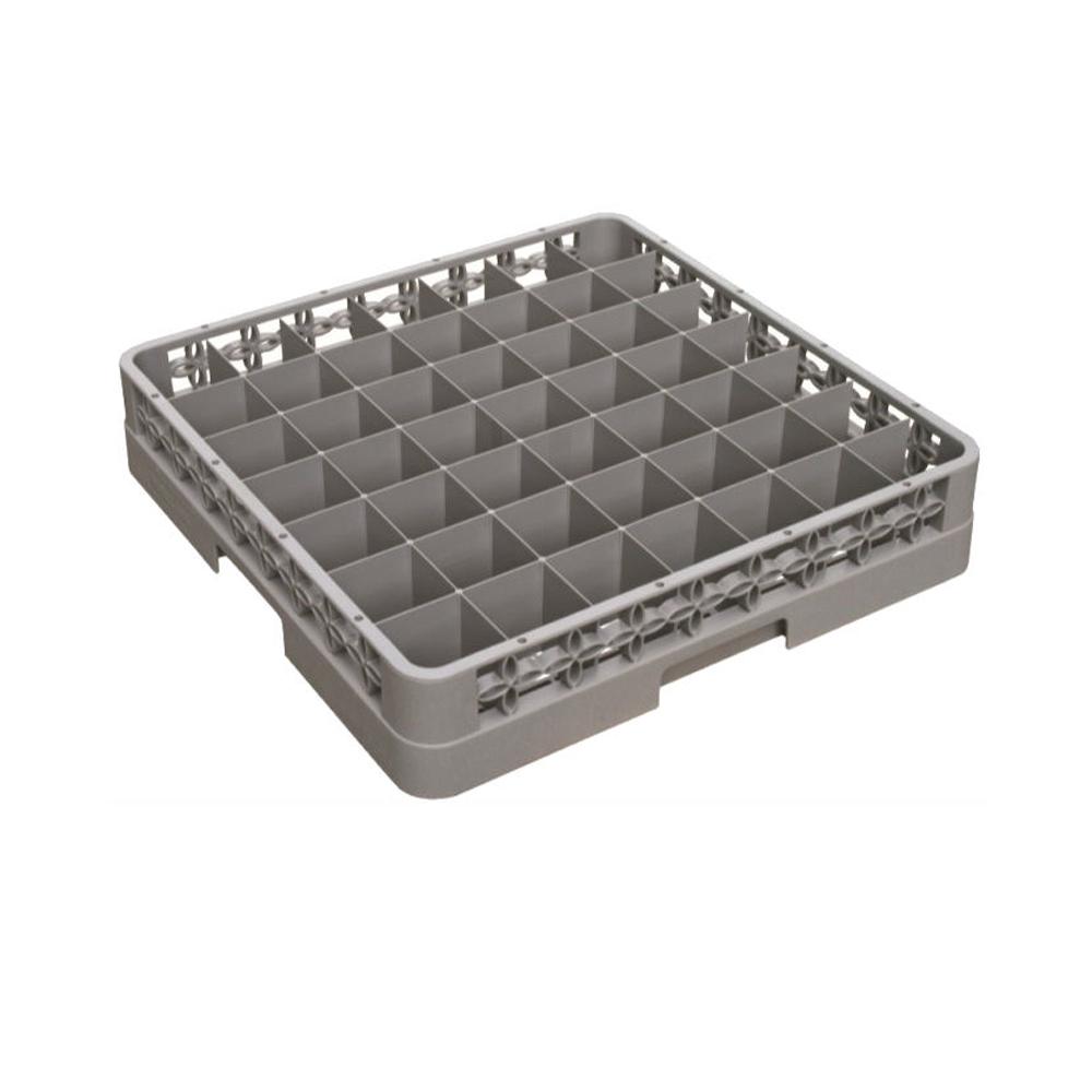 Plastic Light Gray Compartment 49 Glass Rack